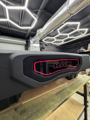 Triple 8” Audio Dynamics 3000 Series Under-Seat Enclosure for Ford Trucks