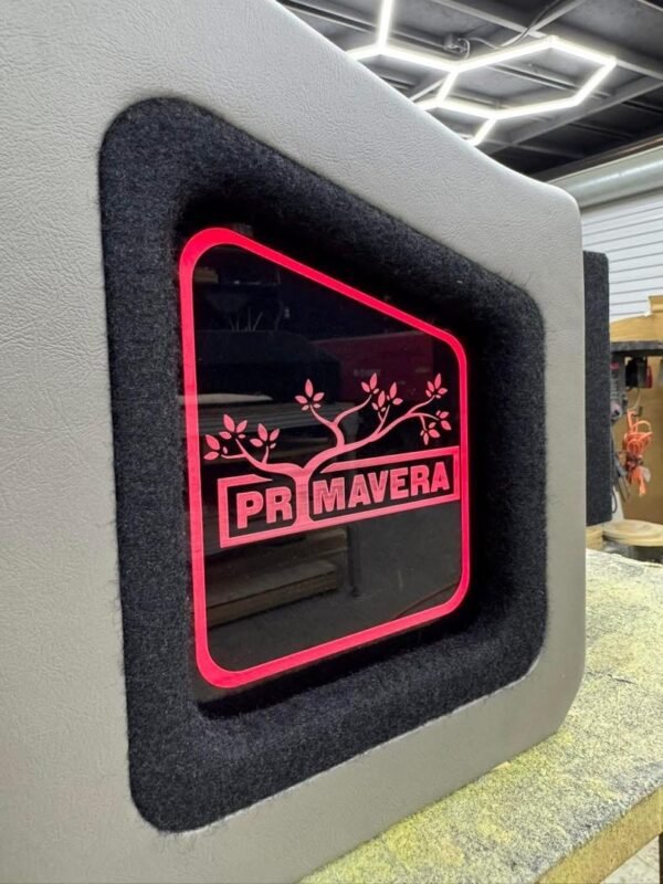 Custom Quad 8” Denali Truck Subwoofer Enclosure with RGB LED Grille Panel