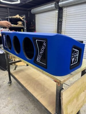 Triple 10” Audio Dynamics 5000 Series GMC Crew Cab Performance Enclosur