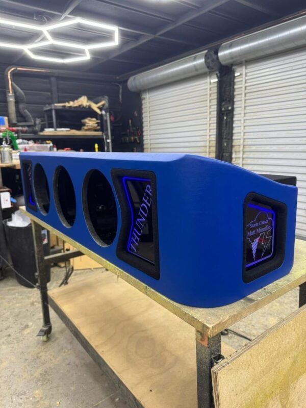 Triple 10” Audio Dynamics 5000 Series GMC Crew Cab Performance Enclosur