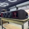 Custom RAM Truck Under-Seat Subwoofer Enclosure with Illuminated LED Logo Panel