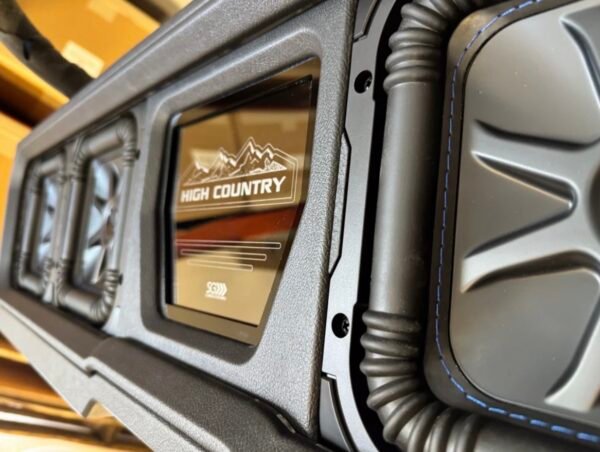 Custom Kicker Four L7S 8-inch Front-Firing Vented Sub Enclosure: 2019–2026 GMC & Chevy