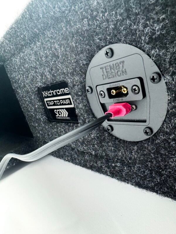 Custom Kicker Four L7S 8-inch Front-Firing Vented Sub Enclosure: 2019–2026 GMC & Chevy
