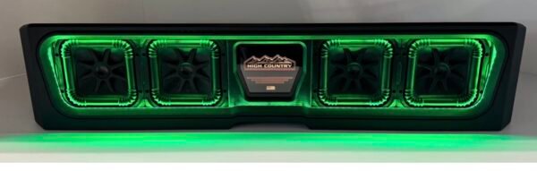 Custom Kicker Four L7S 8-inch Front-Firing Vented Sub Enclosure: 2019–2026 GMC & Chevy
