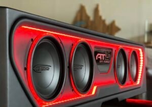 Custom JL Audio Four 8-inch Front-Firing Vented Sub Enclosure: 2019–2026 GMC & Chevy