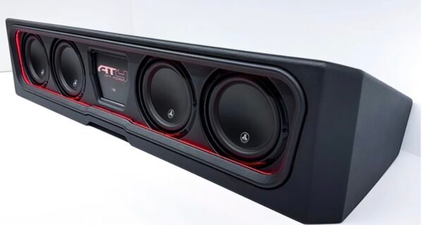 Custom JL Audio Four 8-inch Front-Firing Vented Sub Enclosure: 2019–2026 GMC & Chevy