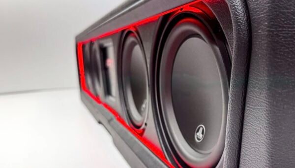 Custom JL Audio Four 8-inch Front-Firing Vented Sub Enclosure: 2019–2026 GMC & Chevy