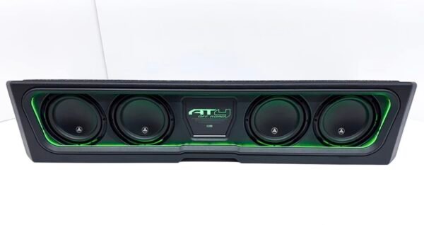 Custom JL Audio Four 8-inch Front-Firing Vented Sub Enclosure: 2019–2026 GMC & Chevy