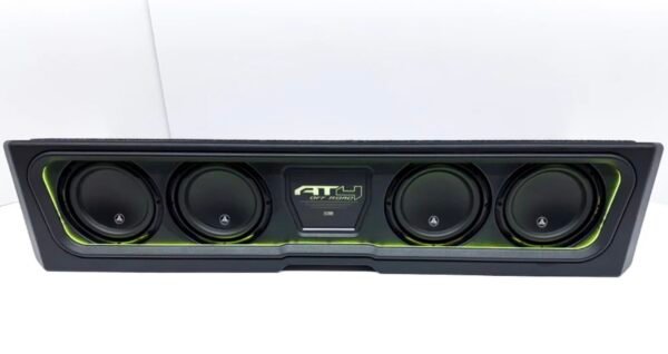 Custom JL Audio Four 8-inch Front-Firing Vented Sub Enclosure: 2019–2026 GMC & Chevy