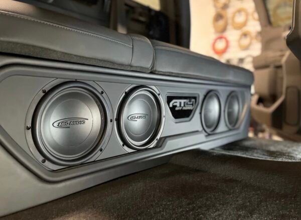 Custom JL Audio Four 8-inch Front-Firing Vented Sub Enclosure: 2019–2026 GMC & Chevy