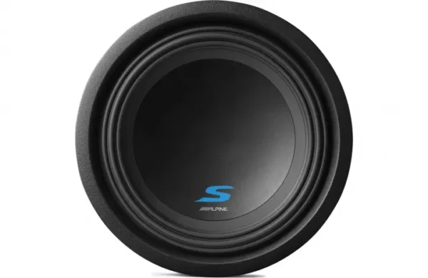 Alpine S-W10D4 Car Audio Type S Series Sub Dual 4 Ohm 1200W Peak 10″ Subwoofer