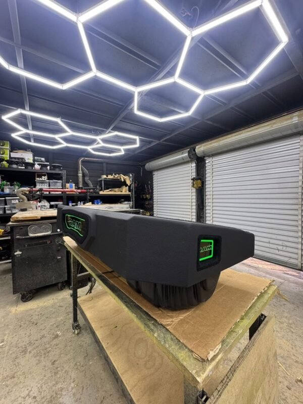 c50f406b-9aac-41a7-aa5b-4166b4f41e2c.jpeg Triple 8” Audio Dynamics 3000 Series Under-Seat Enclosure for Ford Trucks