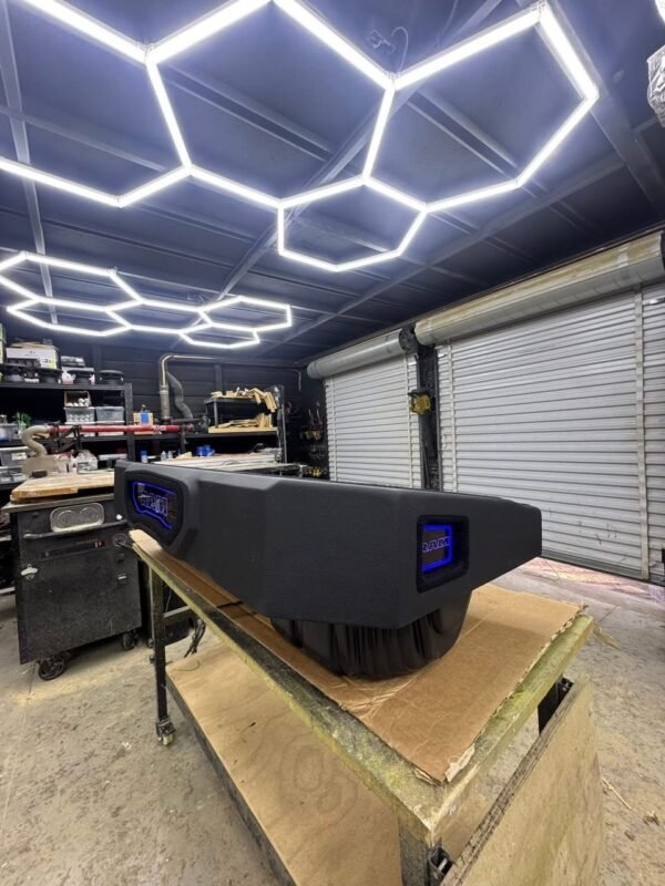 c66d33ba-3fd8-4225-ac46-4787c8124391.jpeg Triple 8” Audio Dynamics 3000 Series Under-Seat Enclosure for Ford Trucks