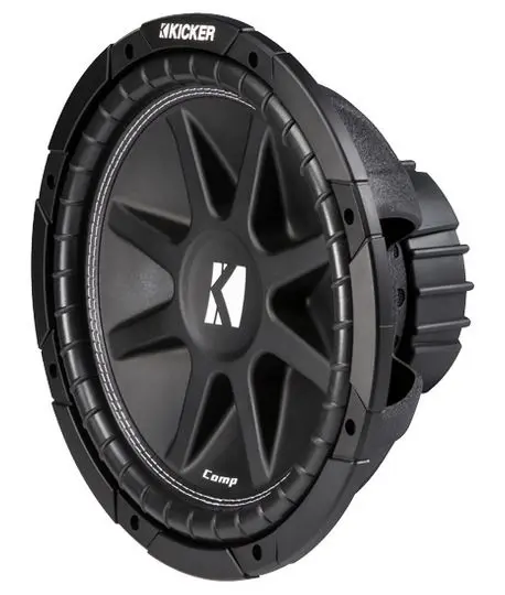 Compatible with 2009-2020 Ford F-150 Super Cab Truck Kicker Comp C12 Single 12″ Sub Box Enclosure & Harmony HA-A400.1 Amp