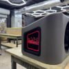 Custom Quad 8” Denali Truck Subwoofer Enclosure with RGB LED Grille Panel
