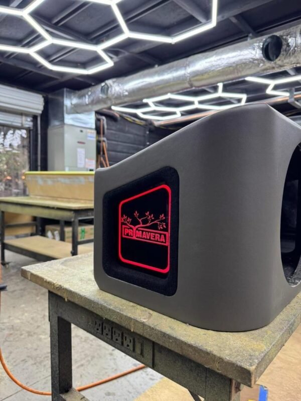 Custom Quad 8” Denali Truck Subwoofer Enclosure with RGB LED Grille Panel