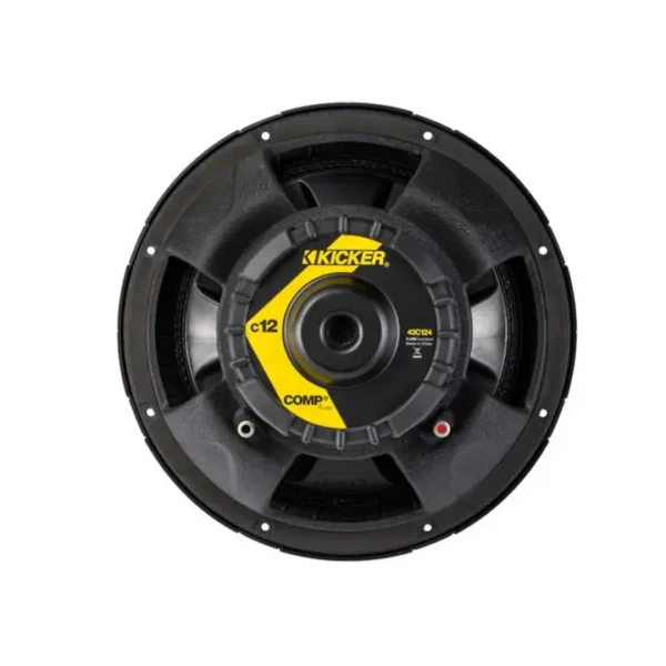 Kicker 43C124 12″ Comp C12 Series Sub 150W RMS 4 Ohm SVC Car Subwoofer