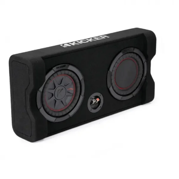Kicker 48TRTP122 Car Audio Down Firing 12″ Thin Sub Box w/ Passive Radiator – Refurbished