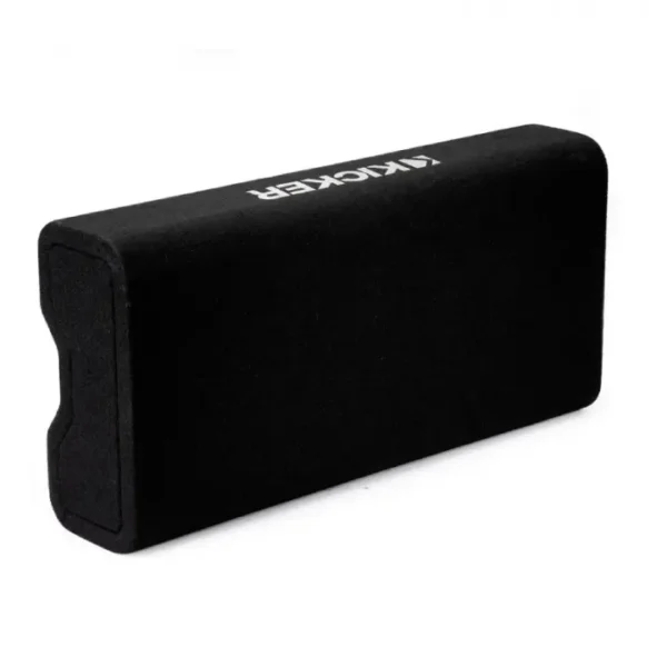 Kicker 48TRTP122 Car Audio Down Firing 12″ Thin Sub Box w/ Passive Radiator – Refurbished