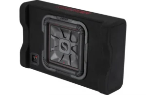 Kicker 49L7TDF122 Down Firing Loaded Enclosure 12″ Thin L7 2-Ohm Subwoofer 600W