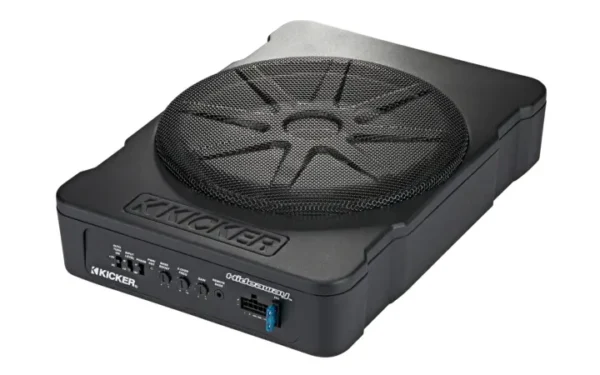 Kicker 51HS10 Car Audio Hideway Compact 10″ Powered 180W Subwoofer